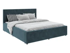 Cama estofada Fargo haaus, 200 x 140 cm, Azul