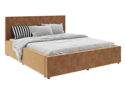 Cama estofada Fargo haaus, 200 x 160 cm, Bege