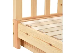 Cama Gaveta - cama cabine para criança 90(180)x200cm em madeira maciça - Natural