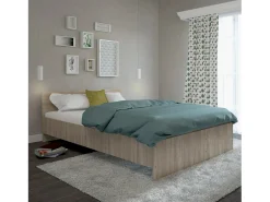 Cama haaus Remi 140x200 cm carvalho Sonoma