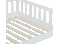 Cama Infantil Cabine Bosco Casa Branca 90x190 cm Melamina
