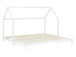 Cama Infantil 90x200 cm branca Cama Casa Cama Casa na Árvore