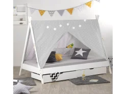 Cama infantil 90x200 cm branca