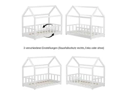Cama infantil 80x160 cm branca Montessori