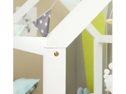 Cama infantil 80x160 cm branca Montessori