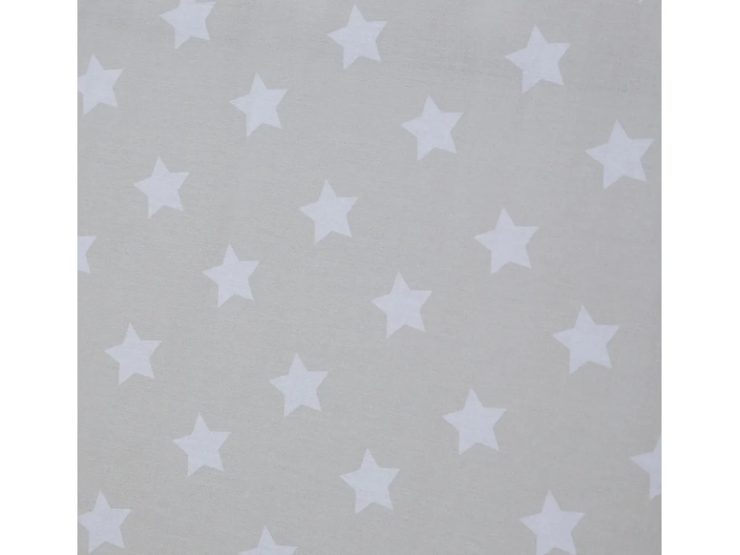 Cama infantil 90x200 cm Branco cinza Lona estrelas