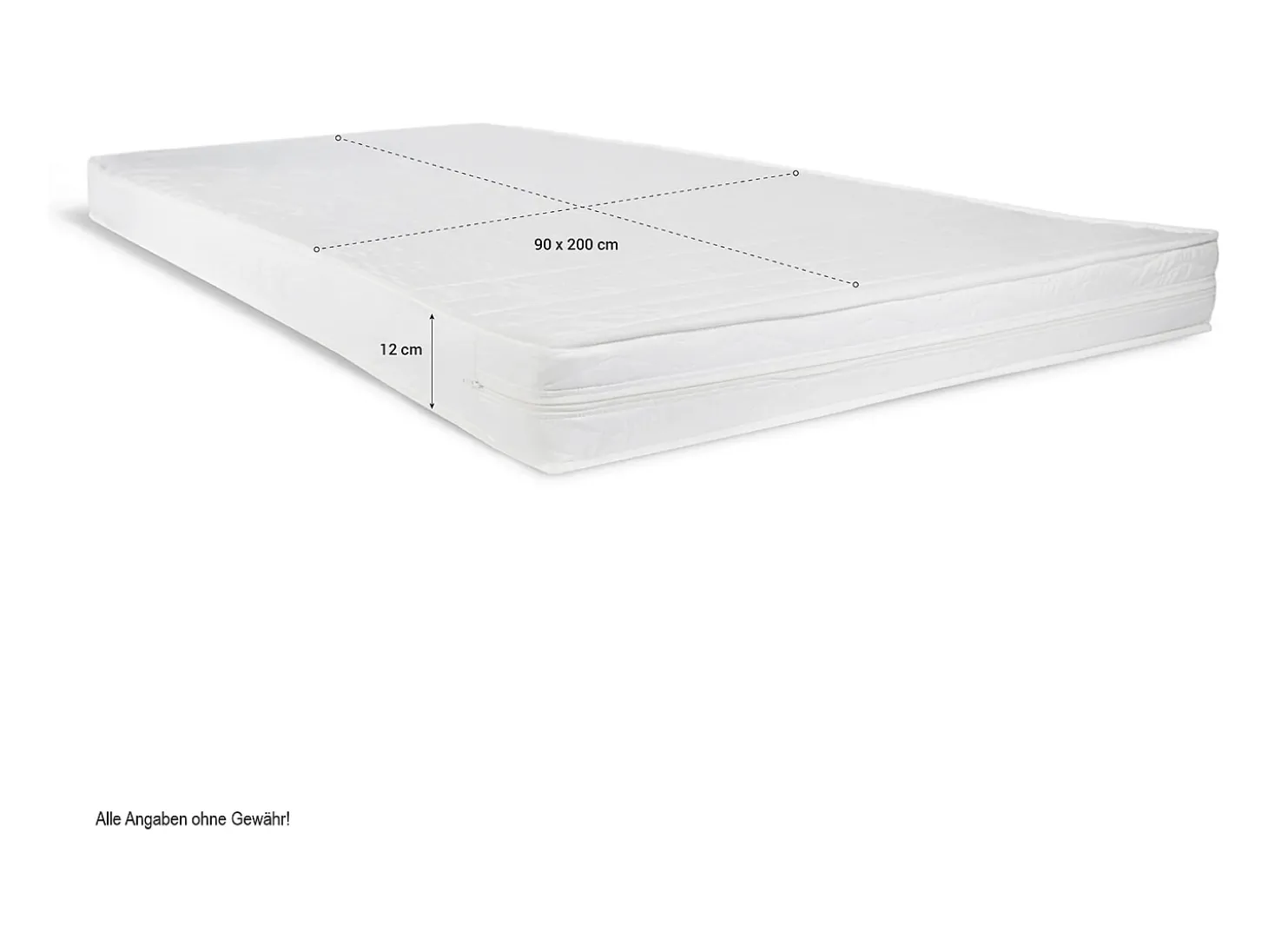 Cama infantil 90x200 cm branco cinza lona estrelas