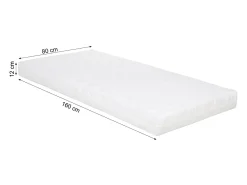 Cama Infantil 80x160 cm Cama Casa Cinza