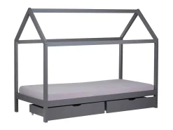 Cama infantil 90x200 cm cinza