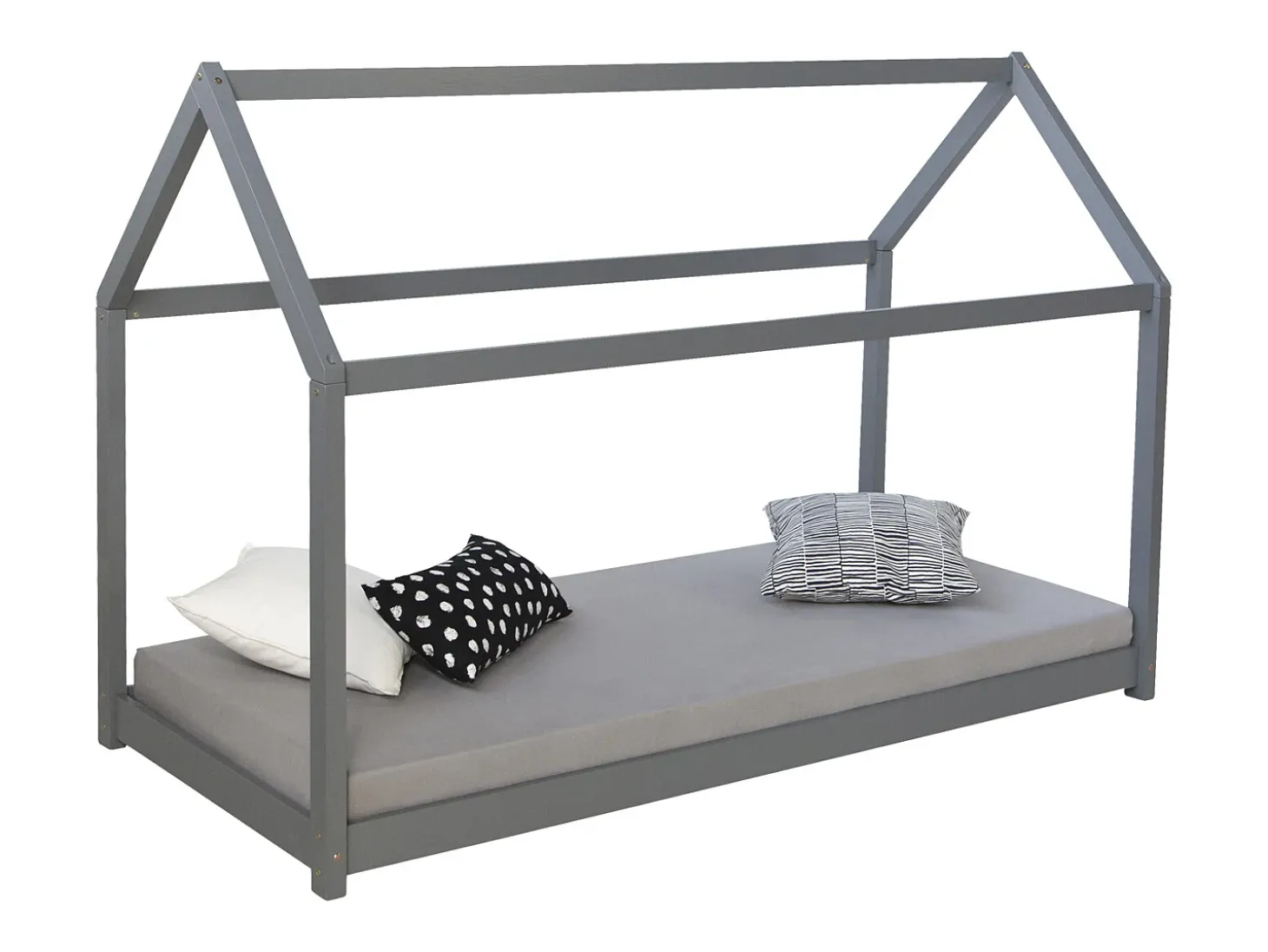Cama infantil 80x160 cm Cinza