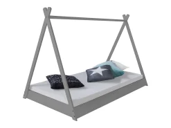 Cama Infantil 90x200 cm Cinza