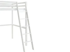 Cama mezanino 120 x 190 cm em pinho maciço branco GEDEON II