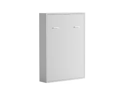 Cama rebatível vertical 160 x 200 cm branco com colchão - MALINA II