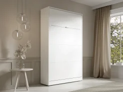 Cama rebatível 120x200 cm abertura vertical manual com LEDs branco - RAPILI