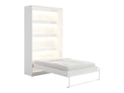 Cama rebatível 120x200 cm abertura vertical manual com LEDs branco - RAPILI