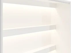 Cama rebatível 120x200 cm abertura vertical manual com LEDs branco - RAPILI