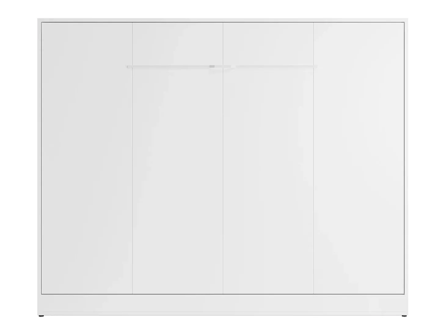 Cama rebatível 140x200 cm abertura horizontal manual com LEDs branco + colchão RAPILI