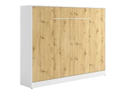 Cama rebatível 140x200 cm abertura horizontal com LEDs branco e natural - RAPILI