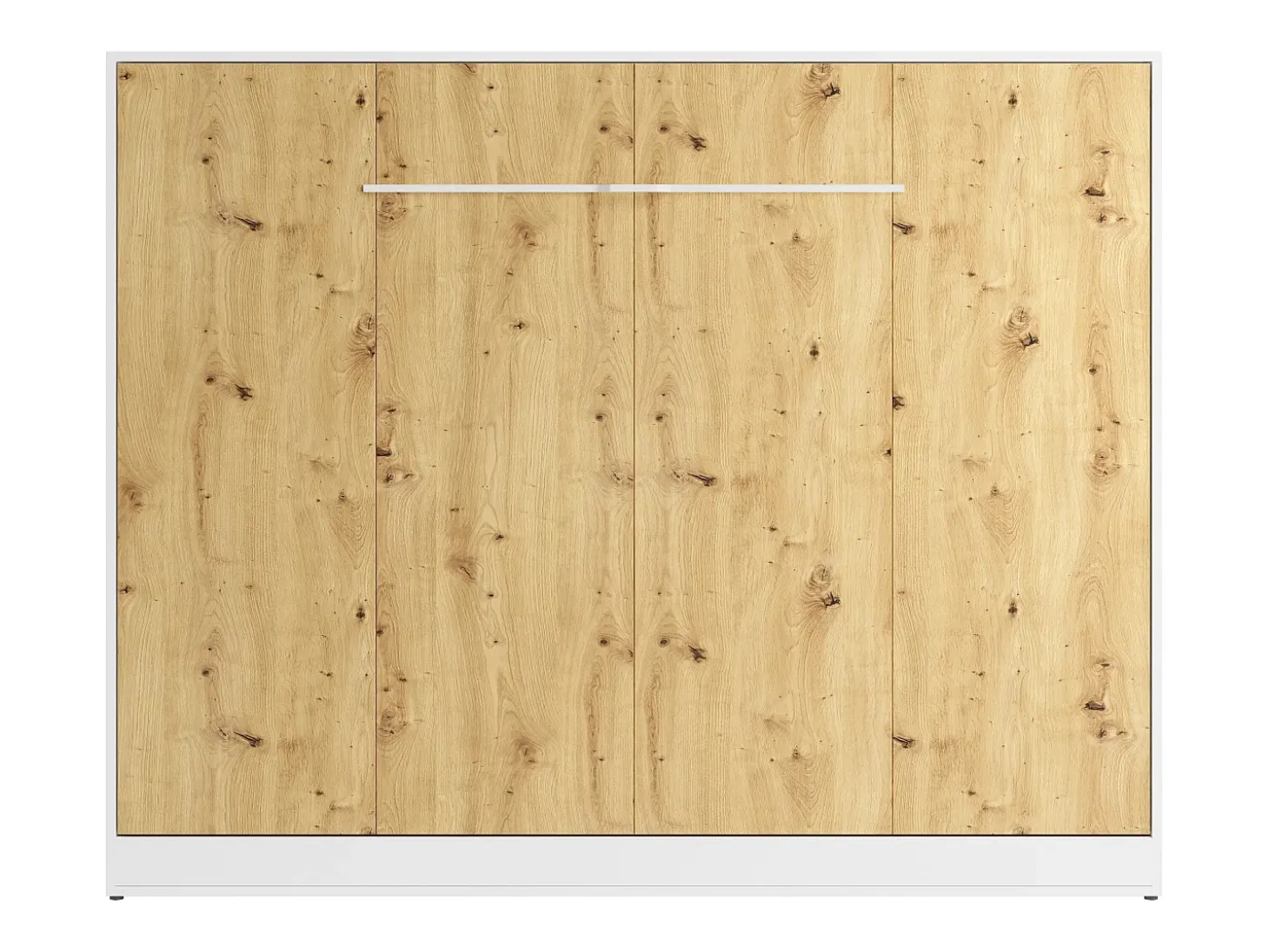 Cama rebatível 140x200 cm abertura horizontal com LEDs branco e natural - RAPILI