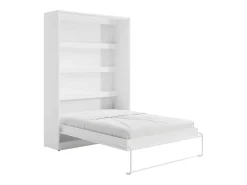 Cama rebatível 140x200 cm abertura vertical manual com LEDs branco - RAPILI