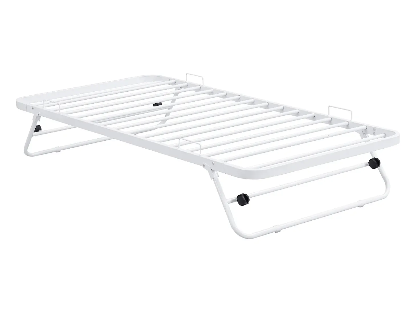Cama sommier extra dobrável 90x190 cm em metal - ADONIS