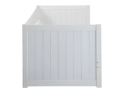 Cama-gavetão banco 90x190 cm Lacado branco - ALFIERO