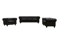 Canapé fixo Chesterfield 