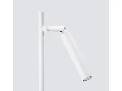 Candeeiro de mesa Brill moderno, aço - 1 fontes de luz 3000K - L.14 x H.43 cm - branco