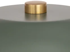 Candeeiro de mesa cogumelo de metal, D. 26 x A.39 cm, Verde, WINDY