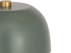 Candeeiro de mesa cogumelo de metal, D. 26 x A.39 cm, Verde, WINDY