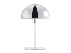 candeeiro de mesa cogumelo metálica - D. 20 x H. 30 cm - Cromada - ONTARIO