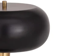 Candeeiro de mesa em metal, D. 26 x H.50 cm, Dourado e preto, KERRY