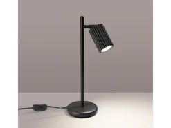 Candeeiro de mesa Gloow minimalista, alumínio - 1 fontes de luz 4000K - L.14.5 x H.43 cm - preto