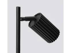 Candeeiro de mesa Gloow minimalista, alumínio - 1 fontes de luz 4000K - L.14.5 x H.43 cm - preto