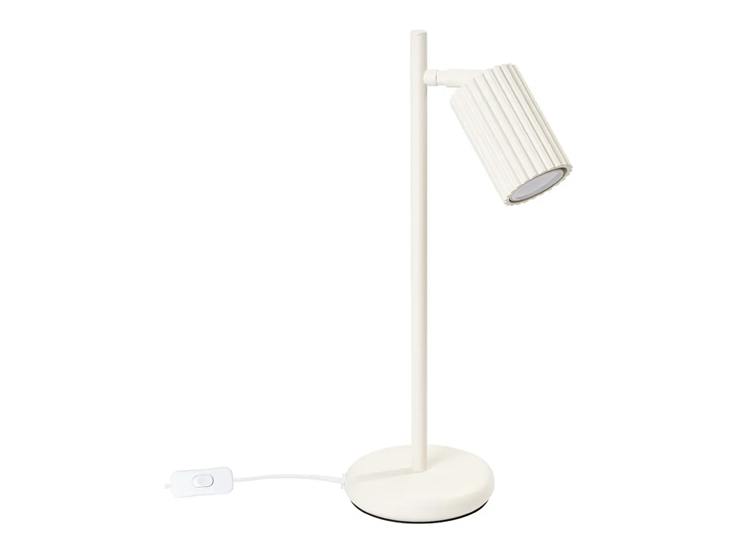 Candeeiro de mesa Gloow minimalista, alumínio - 1 fontes de luz 3000K - L.14.5 x H.43 cm - bege