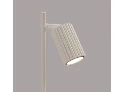 Candeeiro de mesa Gloow minimalista, alumínio - 1 fontes de luz 3000K - L.14.5 x H.43 cm - bege