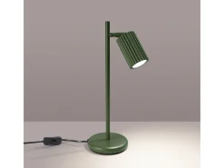 Candeeiro de mesa Gloow minimalista, alumínio - 1 fontes de luz 4000K - L.14.5 x H.43 cm - verde oliva