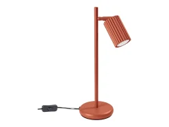 Candeeiro de mesa Gloow minimalista, alumínio - 1 fontes de luz 4000K - L.14.5 x H.43 cm - ocre vermelho