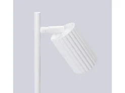 Candeeiro de mesa Gloow minimalista, alumínio - 1 fontes de luz 4000K - L.14.5 x H.43 cm - branco