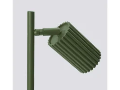 Candeeiro de mesa Gloow minimalista, alumínio - 1 fontes de luz 3000K - L.14.5 x H.43 cm - verde oliva
