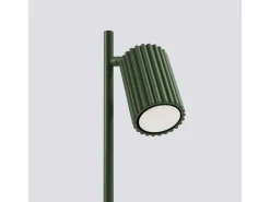 Candeeiro de mesa Gloow minimalista, alumínio - 1 fontes de luz 3000K - L.14.5 x H.43 cm - verde oliva