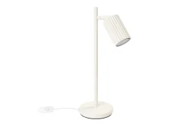 Candeeiro de mesa Gloow minimalista, alumínio - 1 fontes de luz 4000K - L.14.5 x H.43 cm - bege