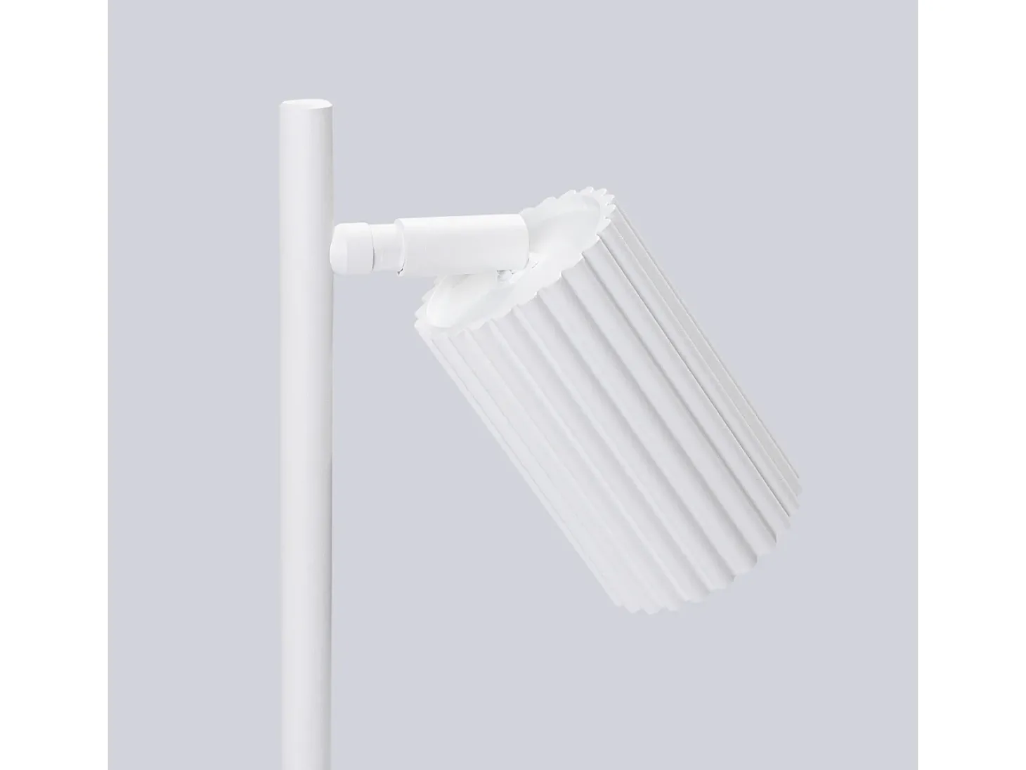 Candeeiro de mesa Gloow minimalista, alumínio - 1 fontes de luz 3000K - L.14.5 x H.43 cm - branco