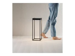Candeeiro de mesa solar e recarregável CAGE da Perenz Cinza Escuro Alt.50cm
