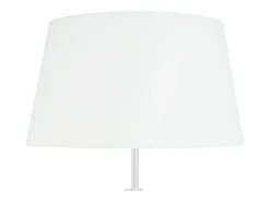 Candeeiro de mesa TOSEL VILI A LT2 tecido coluna branco D25 x H54 cm