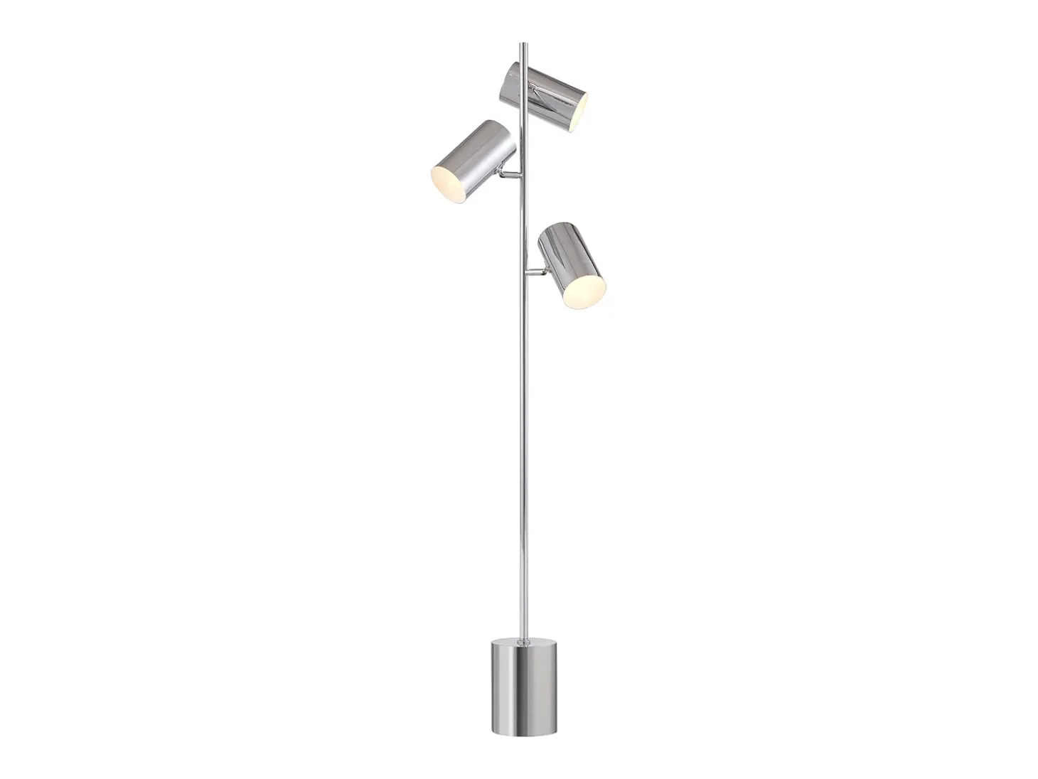 candeeiro de pé em latão dourado D.32 x A.155 cm - KINLEY