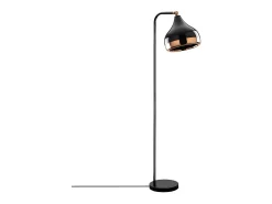 Candeeiro de pé em metal - Candeeiro A. 120 cm - Preto e acobreado - YILDO