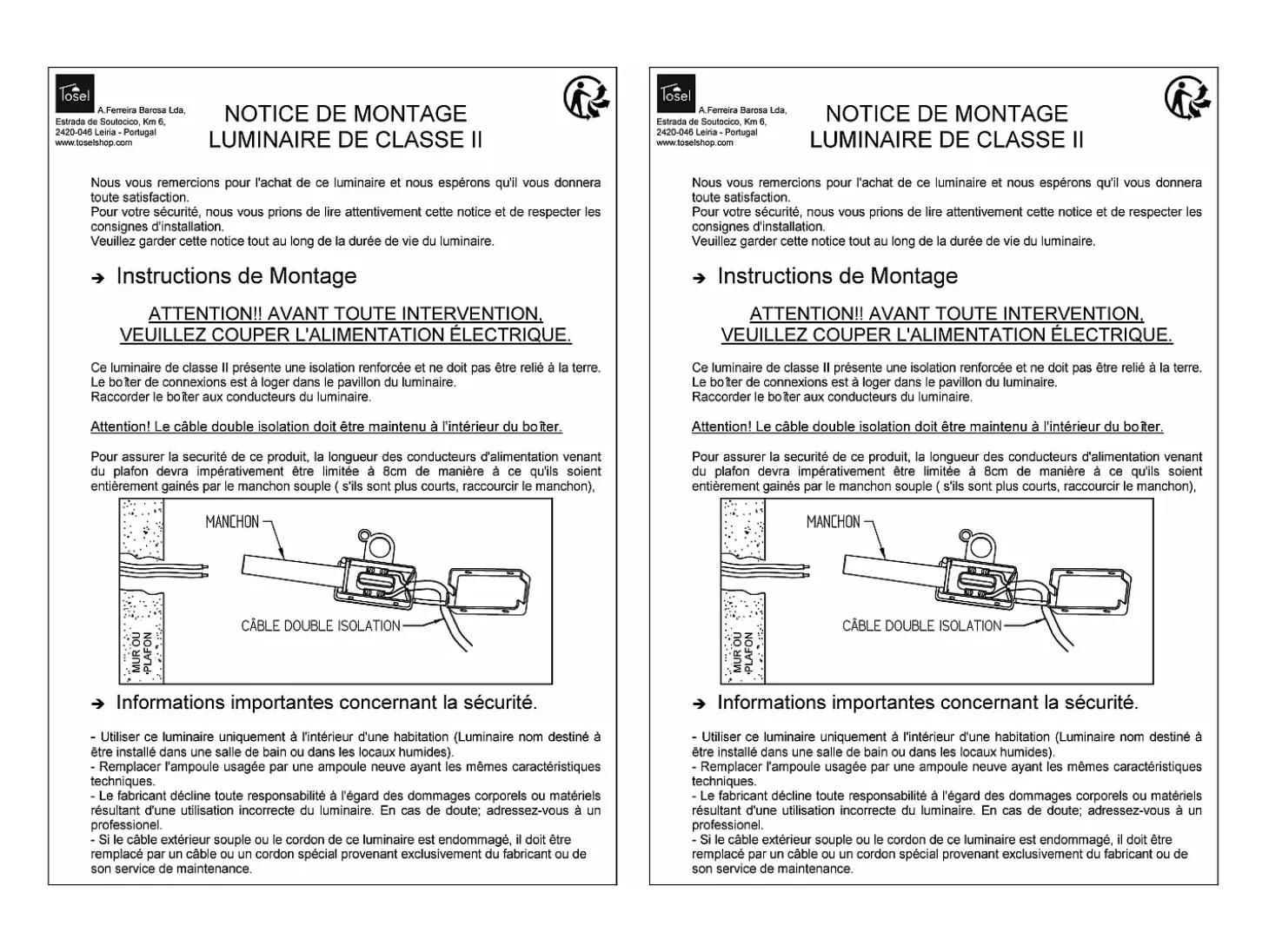Candeeiro de pé para leitura TOSEL ENKEL tecido articulado cinza D80 x H180 cm