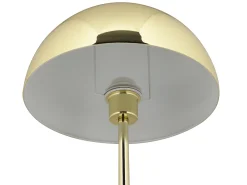 Candeeiro de pé revestimento latão - D.30 x A.149 cm - Dourado - ONTARIO