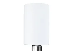 Candeeiro de Pé TOSEL CARDIFF tecido prateleira cobre D40 x H155 cm